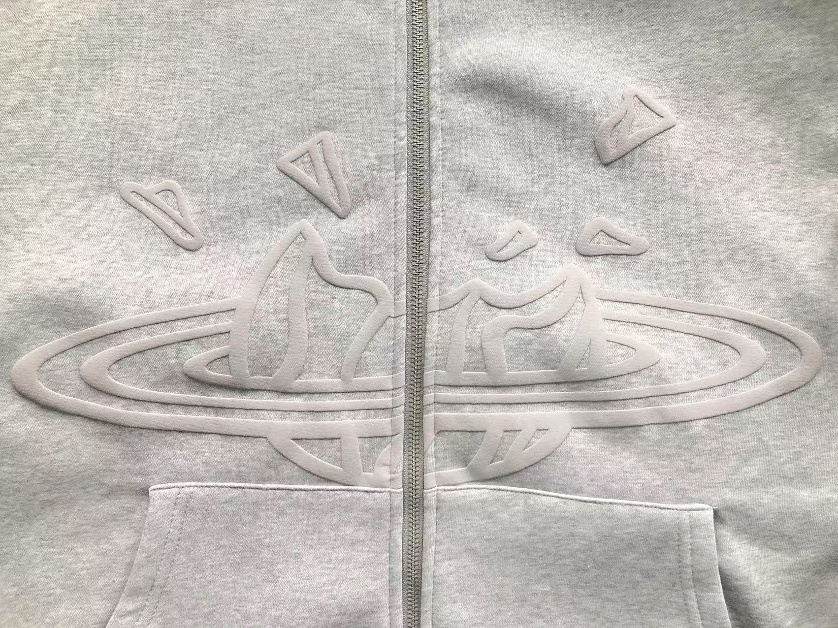 Broken Planet Market Orbit Hoodie – Grey / Black