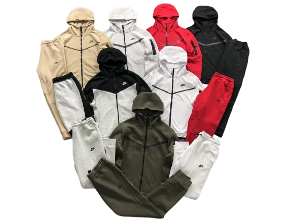 Nike Sportswear Tech Fleece Full-Zip Hoodie & Joggers Set