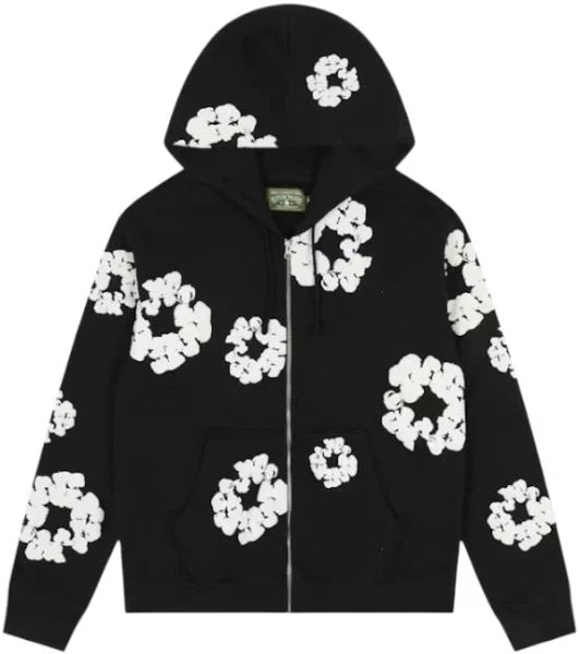 Denim Tears Cotton Wreath Zip Hoodie